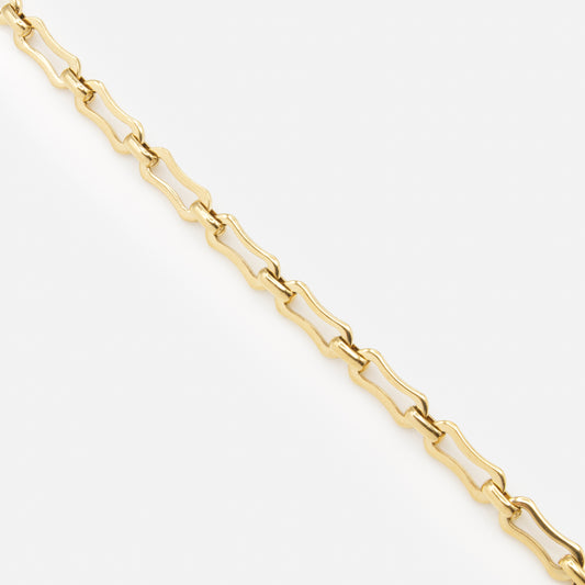 Golden peanut mesh bracelet - PR251B046GL