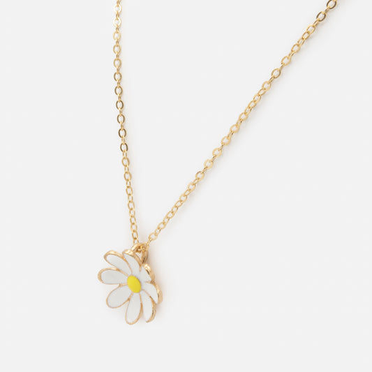 Golden daisy necklace - PR251N024GL