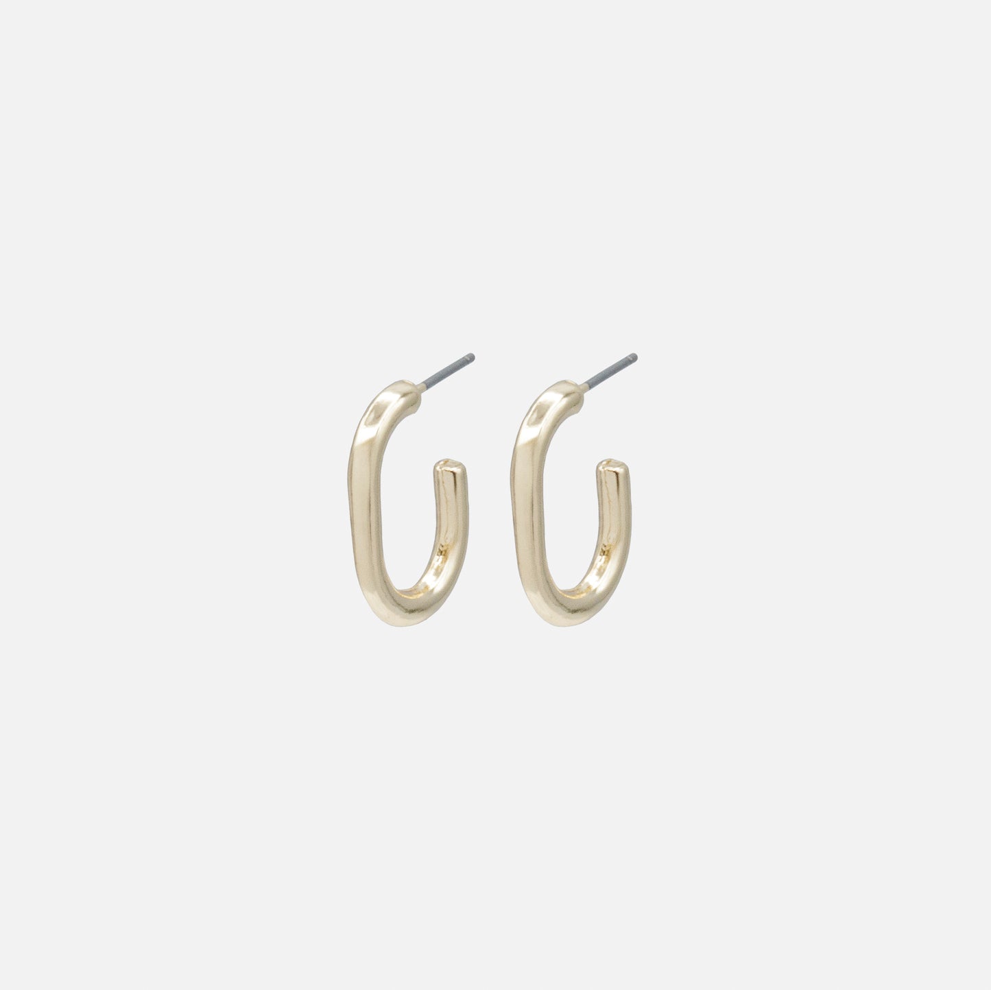 PR253E007GL - Small golden hoop earrings