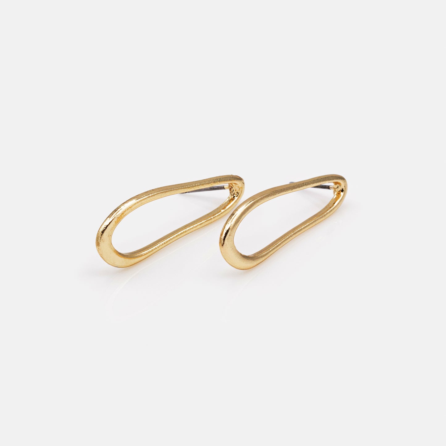 Boucles d'oreilles dorées poires allongées - PR253E013GL