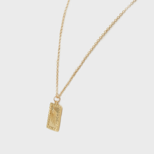 Burning sun golden necklace - PR253N021GL