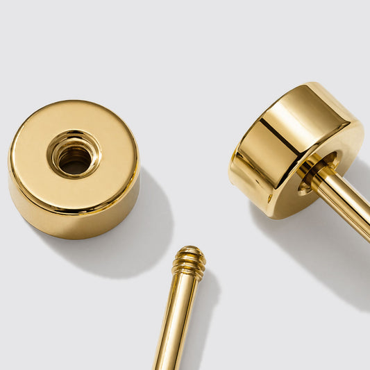 Mini Golden Bow Stud Earrings Stainless Steel