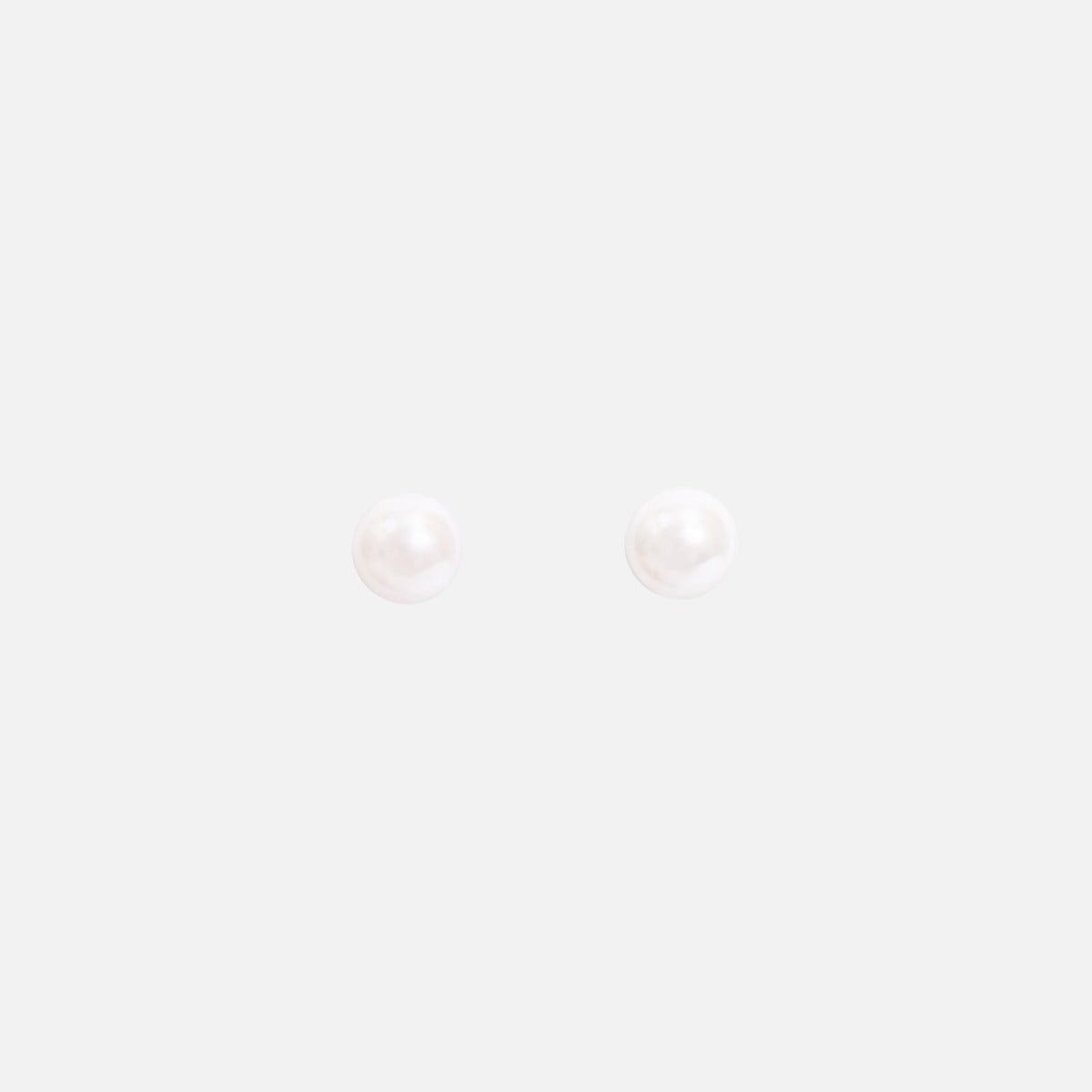 SS29406AR - Boucles d'oreilles perles 8 mm en acier inoxydable