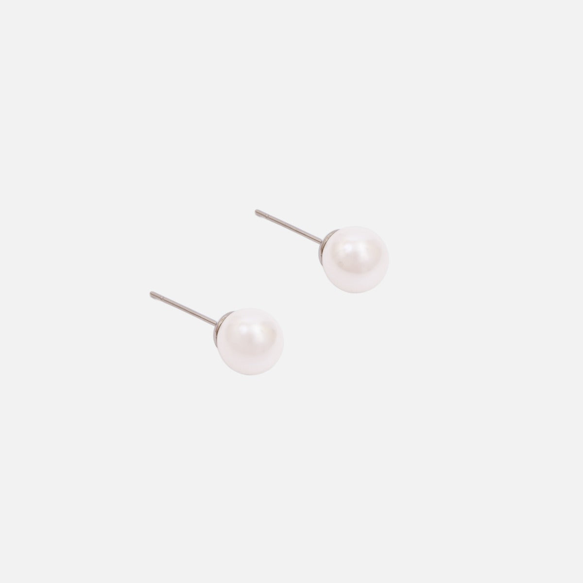 SS29406AR - Boucles d'oreilles perles 8 mm en acier inoxydable