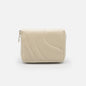 Portefeuille ivoire matelassé en PU - BG251W053IV