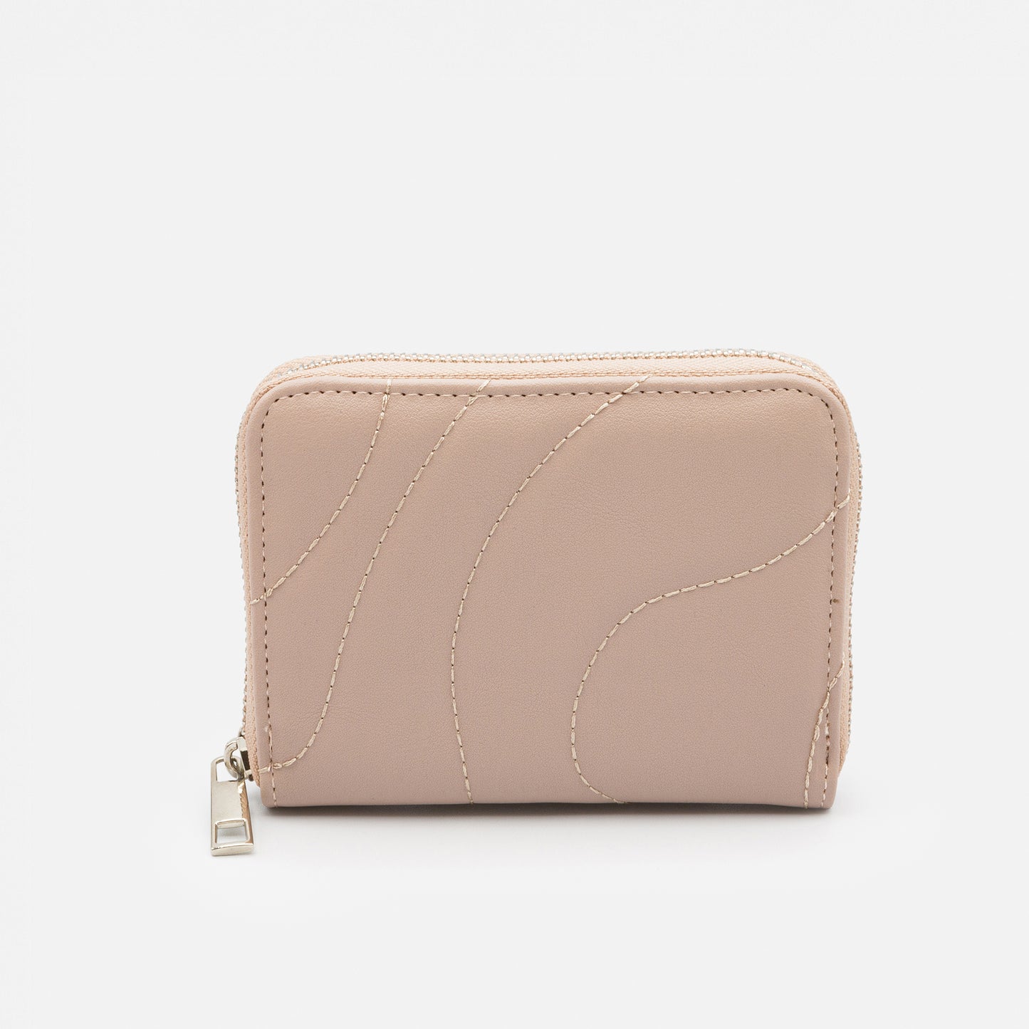 Portefeuille vieux rose matelassé en PU - BG251W054PP