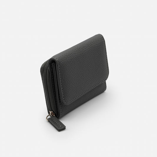 Small grey PU wallet - BG251W064GR