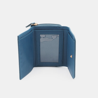 Petit portefeuille bleu en PU - BG251W065BL