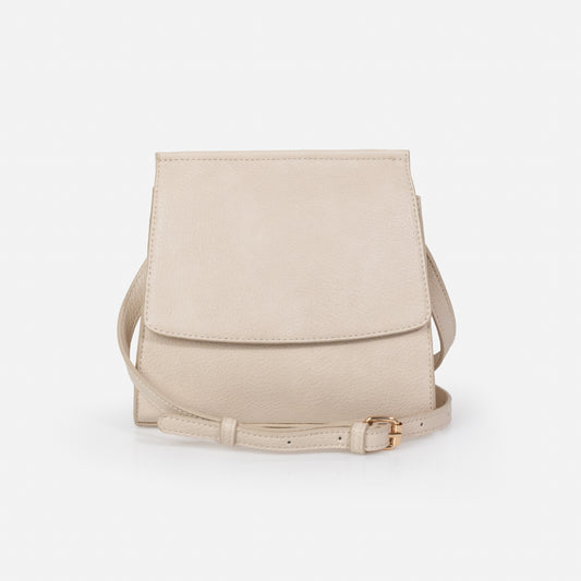 Ivory elephant skin texture PU crossbody handbag - BG253B006BE