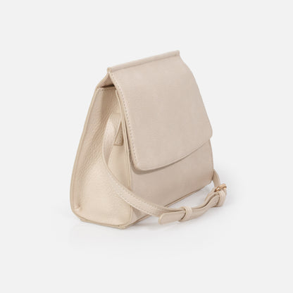 Ivory elephant skin texture PU crossbody handbag - BG253B006BE