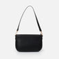 Black smooth PU handbag - BG253B032BK
