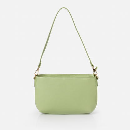 BG253B033GN - Sac à main vert pâle en PU lisse