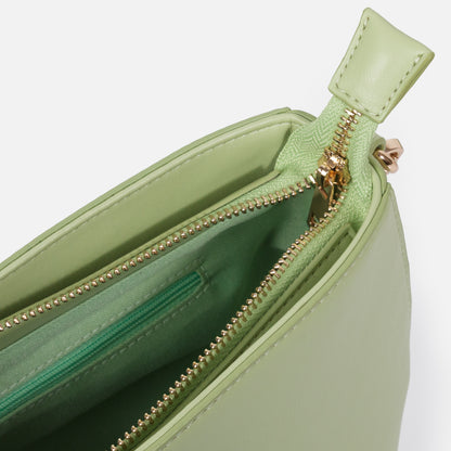 BG253B033GN - Sac à main vert pâle en PU lisse