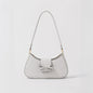Grey Shoulder Bag with Bow Detail