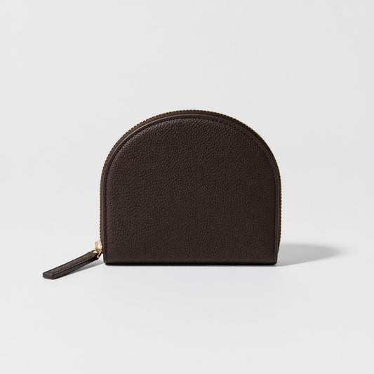 Dark Brown Domed Wallet