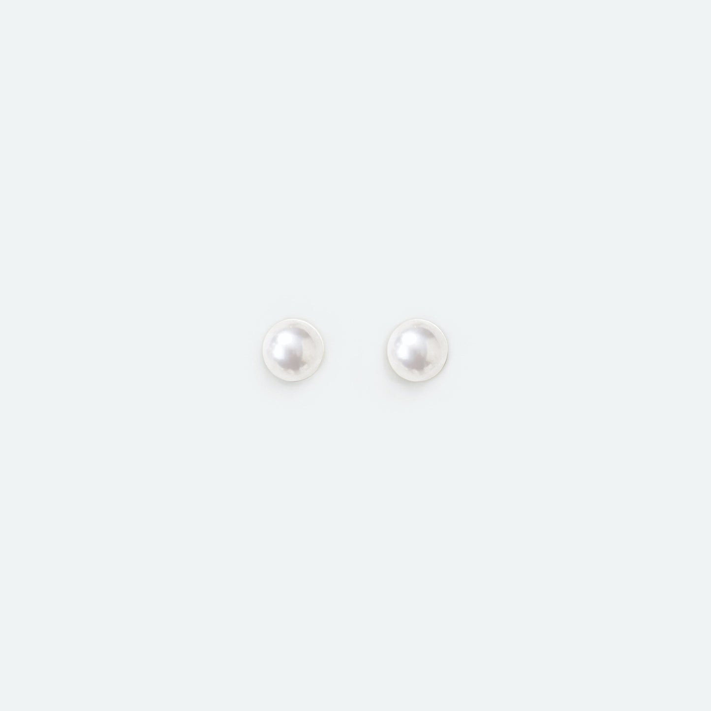 Boucles d'oreilles perles 8 mm - BO8MM-PBE