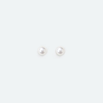 Boucles d'oreilles perles 8 mm - BO8MM-PBE