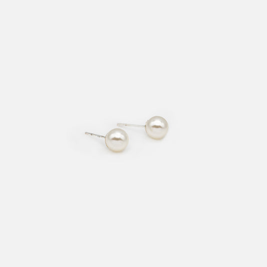 8 mm pearl earrings - BO8MM-PBE