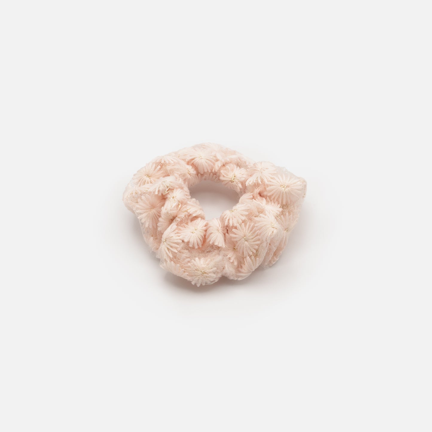 Chouchou de fleurs rose pâle - HA251E087PK