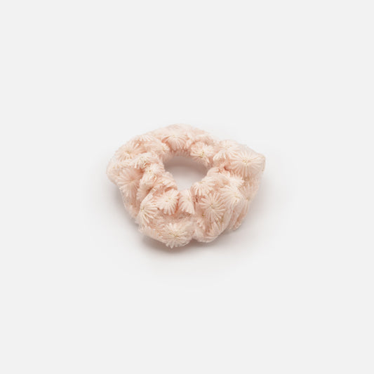 Pale pink flower srunchie - HA251E087PK