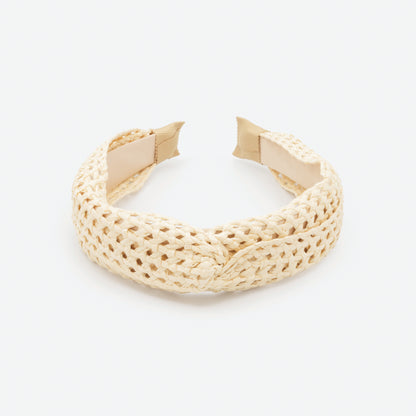 Bandeau en paille tressée - HA251H137NT