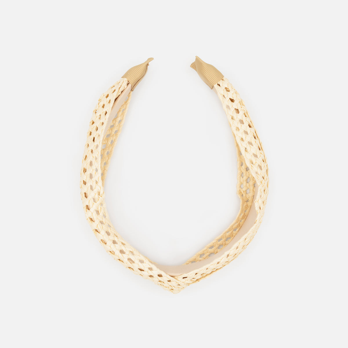 Bandeau en paille tressée - HA251H137NT