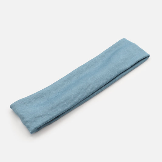 HA253H077BL - Light blue fabric headband