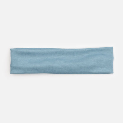HA253H077BL - Bandeau souple en tissu bleu pâle