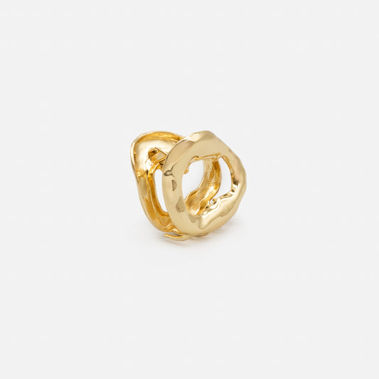 HA253W016GL - Golden metal claw