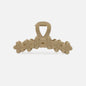 Mat beige flower claw - HA253W036BE