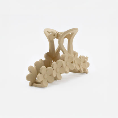 Mat beige flower claw - HA253W036BE