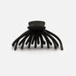HA253W038BK - Pince pieuvre noire en plastique au fini mat
