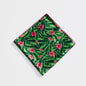 Silky Scarf with Tropical Floral Print