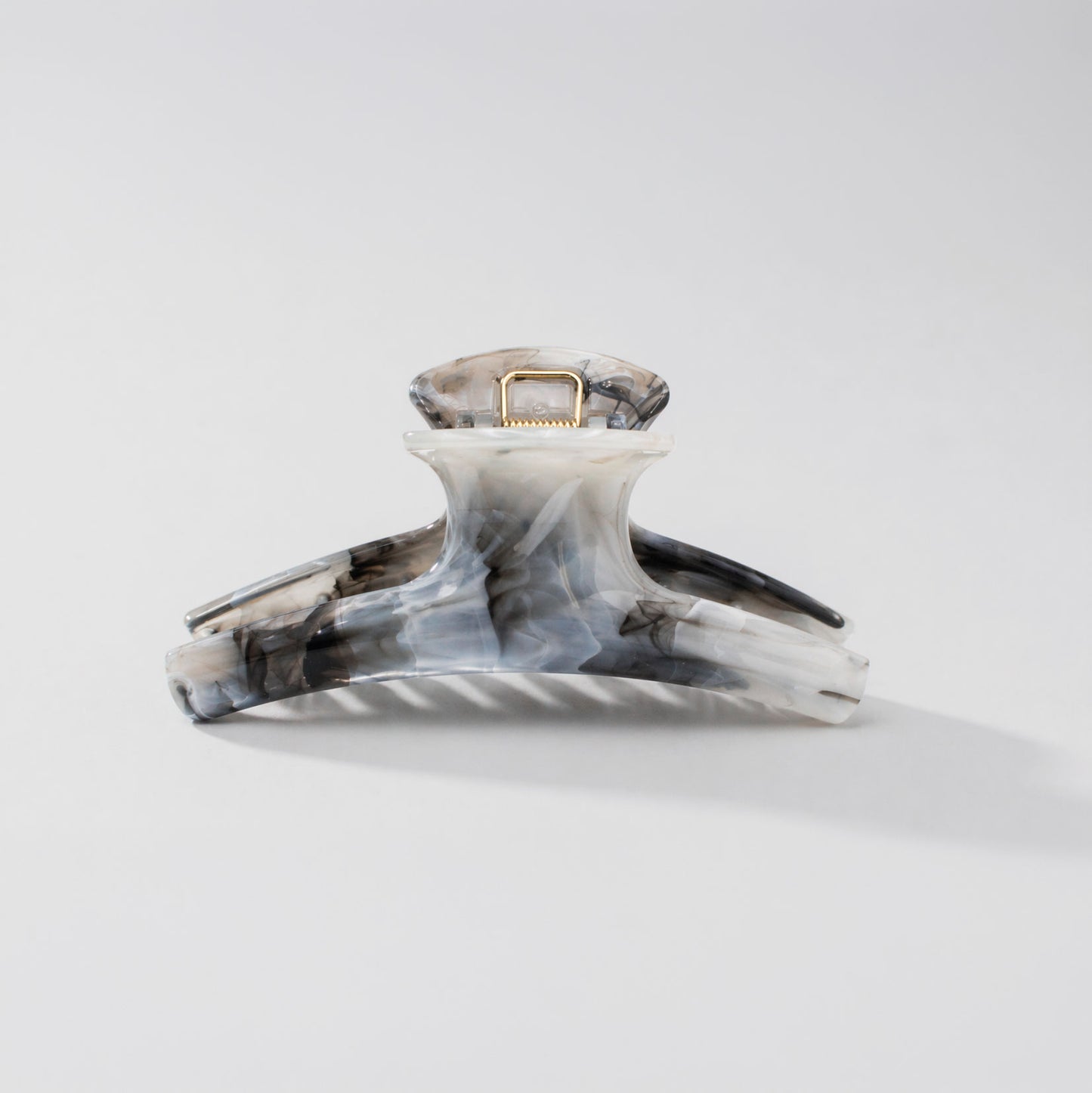 Blue Black and Grey Marbled Claw Clip