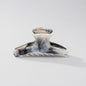 Blue Black and Grey Marbled Claw Clip