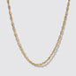 Mini Golden Singapore Chain Necklace Stainless Steel