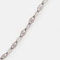 MN251B031SL - Mini bracelet argenté à mailles diamant en acier inoxydable - MN251B031SL