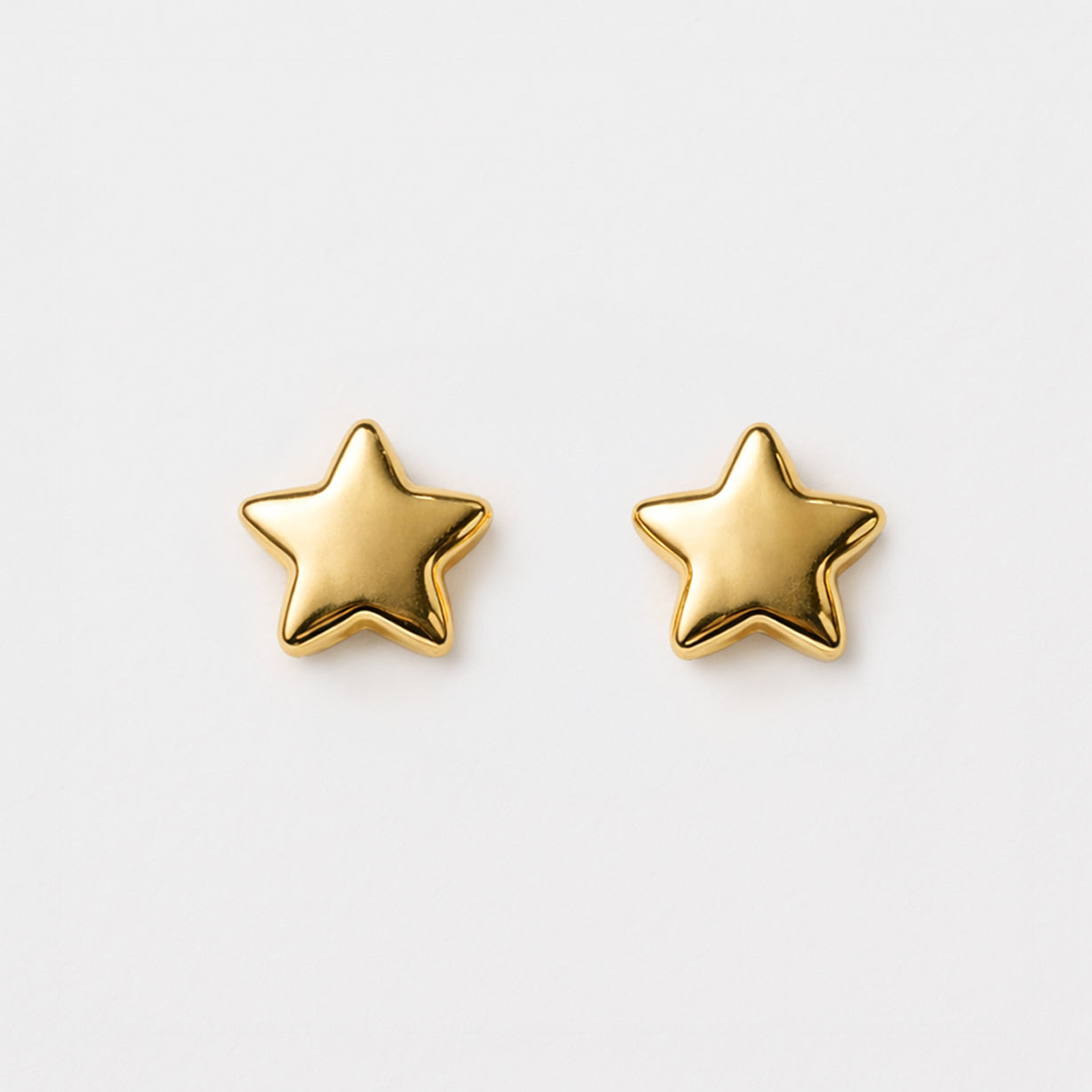 Mini boucles d'oreilles étoiles dorées en acier inoxydable - MN253E001GL