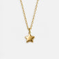 Mini golden star necklace in stainless steel - MN253N008GL