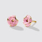 Mini Golden Donut Stud Earrings Stainless Steel