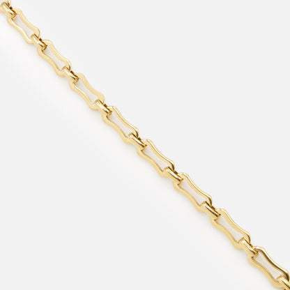 Golden peanut mesh bracelet - PR251B046GL