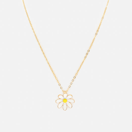 Golden daisy necklace - PR251N024GL