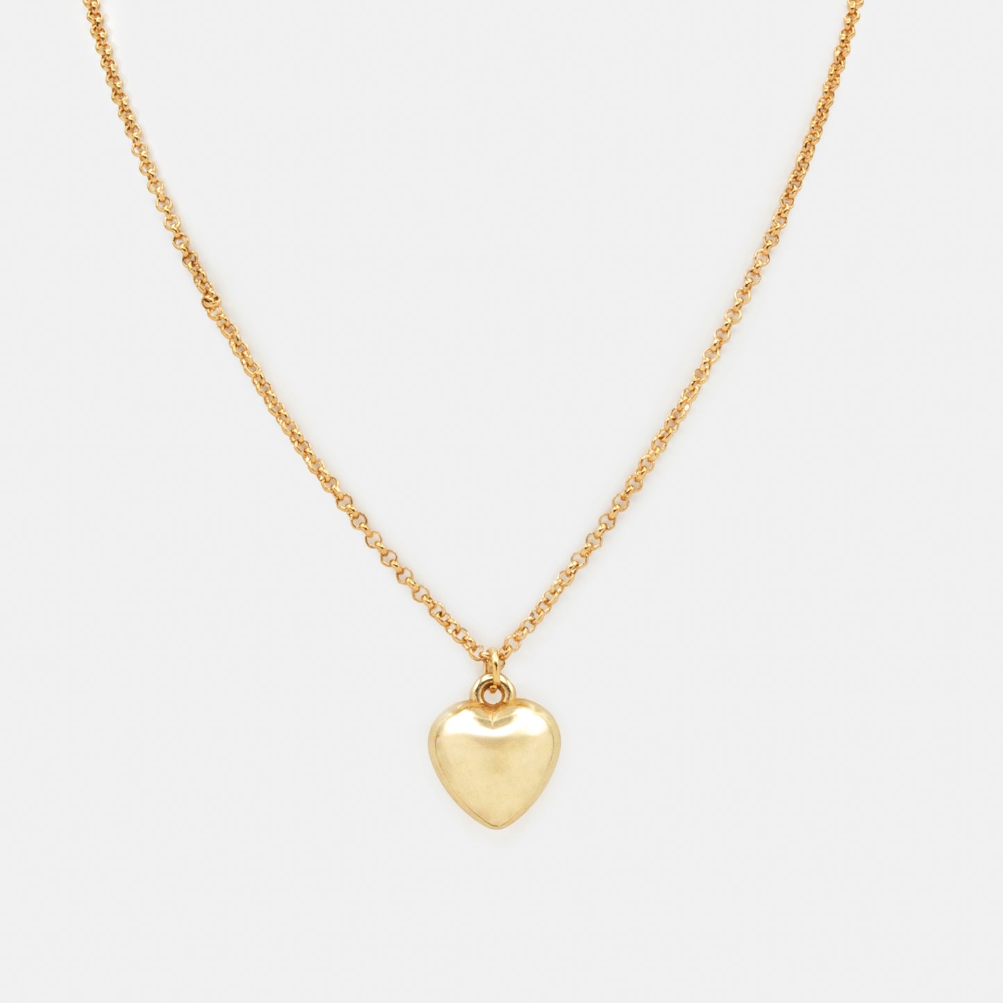 Collier doré coeur bombé - PR251N029GL