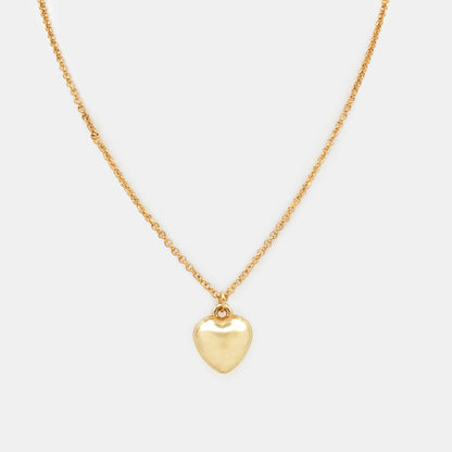 Collier doré coeur bombé - PR251N029GL
