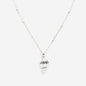 Collier argenté coquillage en spirale - PR251N035SL