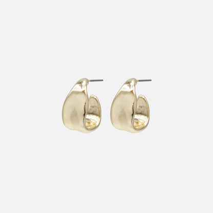 PR253E005GL - Boucles d'oreilles anneaux dorés imparfaits