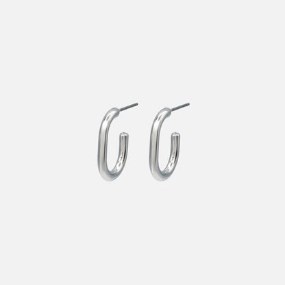 Boucles d'oreilles petits anneaux argentés - PR253E008SL