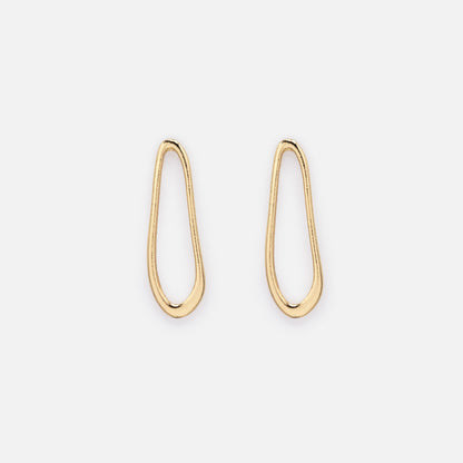 Boucles d'oreilles dorées poires allongées - PR253E013GL