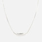 PR253N031SL - Collier argenté breloque bille allongée
