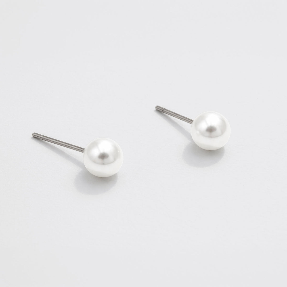 Set of 3 Gold-Tone Earrings with Pearl, Fish and Shell Stud